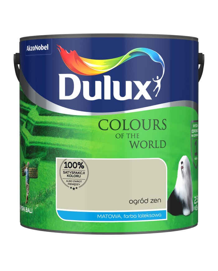 AKZO DULUX KŚ Ogród Zen 2,5L - Farba do wnętrz i ogrodów
