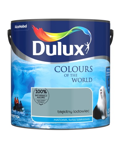 AKZO DULUX KŚ Błękitny Lodowiec 2,5L - Farba do wnętrz AKZO DULUX KŚ Błękitny Lodowiec 2,5L - Farba do wnętrz