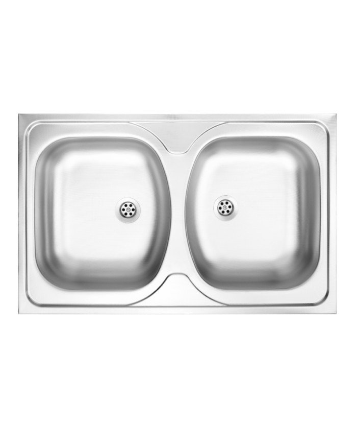 Zlew PSB APOLLO 2 kom. 80x50 cm SATYNA - idealny do kuchni Zlew PSB APOLLO 2 kom. 80x50 cm SATYNA - idealny do kuchni