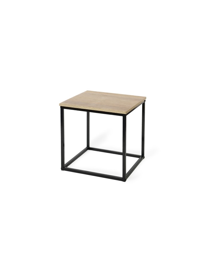 TS INTERIOR stolik kawowy industrial BETCOM 1 dąb artisan - elegancja