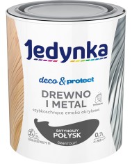 Jedynka Deco&Protect Drewno i Metal Satynowy Połysk 0,7L Grafitowy Jedynka Deco&Protect Drewno i Metal Satynowy Połysk 0,7L Grafitowy