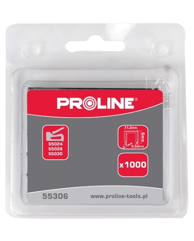 ZSZYWKI 8MM HARTOWANE TYP 53 - 1000 SZT. PROLINE - Najlepsza Jakość ZSZYWKI 8MM HARTOWANE TYP 53 - 1000 SZT. PROLINE - Najlepsza Jakość