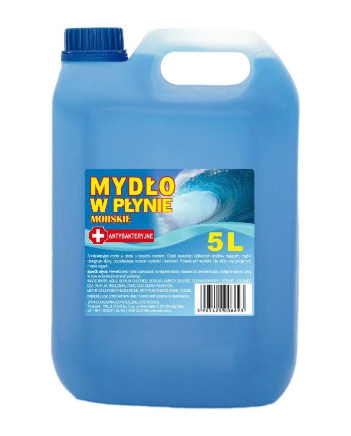 Mydło w płynie 5l antybakteryjne Niebieskie - Skuteczna Ochrona Mydło w płynie 5l antybakteryjne Niebieskie - Skuteczna Ochrona