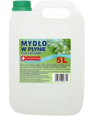 Mydło 5l w płynie antybakteryjne Białe - Skuteczna Ochrona!
