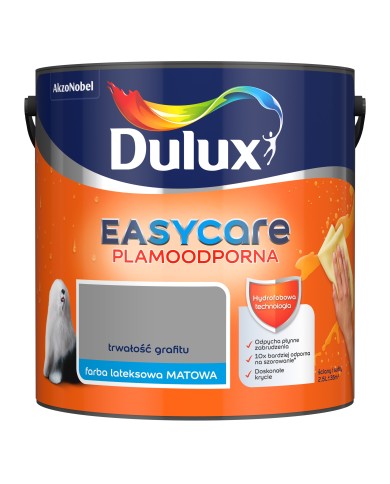 AKZO DULUX EASY CARE 2,5L - Trwały grafit do wnętrz AKZO DULUX EASY CARE 2,5L - Trwały grafit do wnętrz