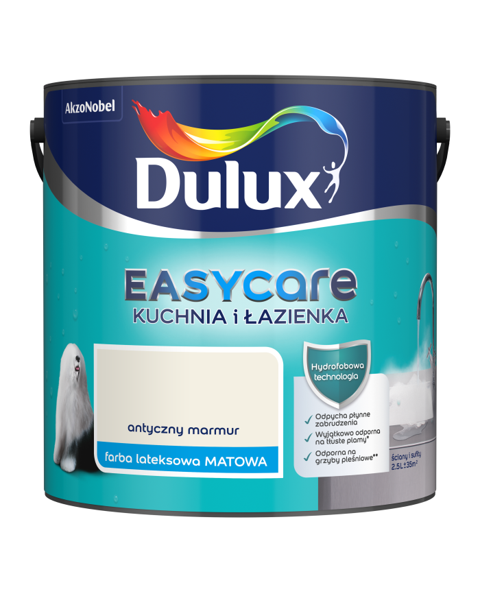 AKZO DULUX EASYCARE Antyczny Marmur 2,5L - Kuchnia i Łazienka AKZO DULUX EASYCARE Antyczny Marmur 2,5L - Kuchnia i Łazienka