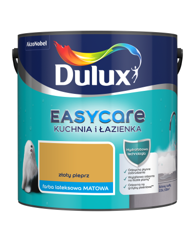 AKZO DULUX EASYCARE Złoty Pieprz 2,5L - Farba do Kuchni i Łazienki AKZO DULUX EASYCARE Złoty Pieprz 2,5L - Farba do Kuchni i Łazienki