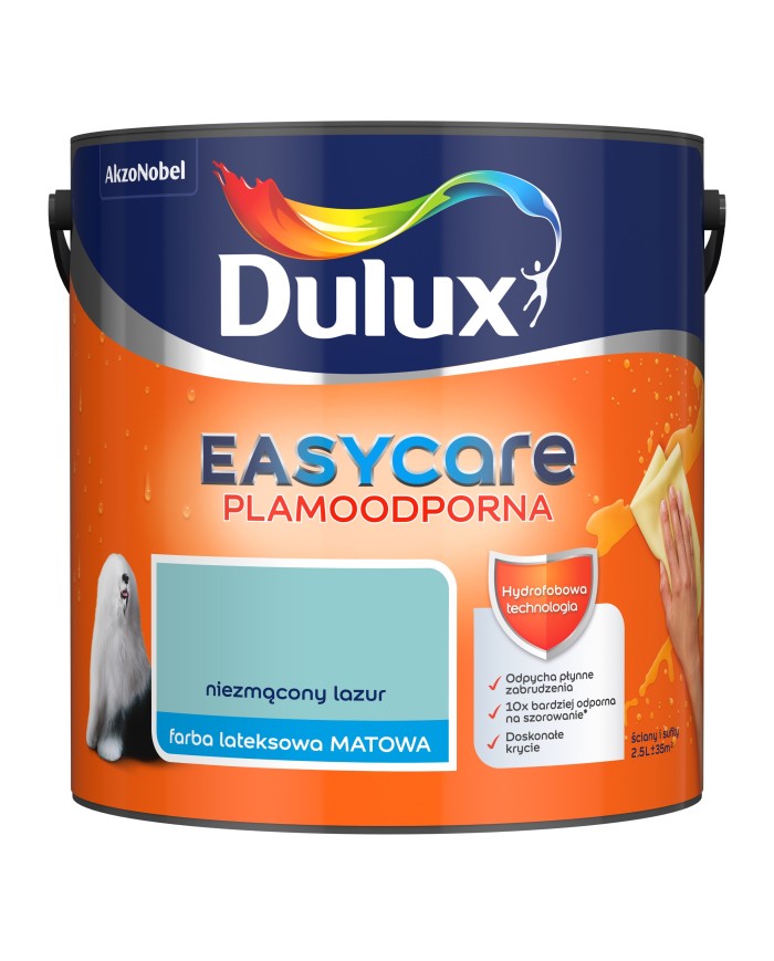 AKZO DULUX EASY CARE Niezmącony lazur 2,5L - Wysoka jakość