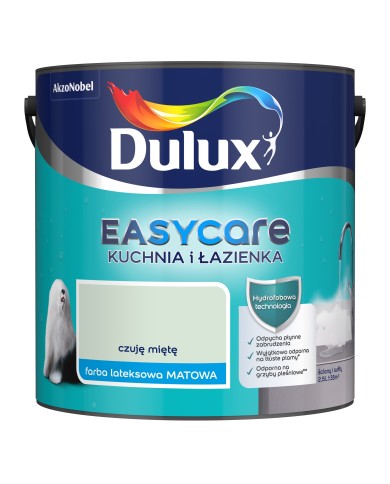 AKZO DULUX EASY CARE Kuch.&Łaz. Czuję miętę 2,5L - Farba AKZO DULUX EASY CARE Kuch.&Łaz. Czuję miętę 2,5L - Farba