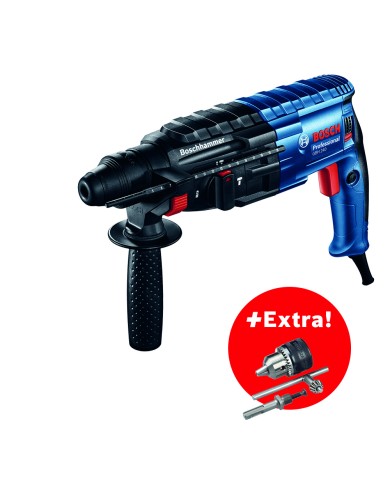 BOSCH GBH 240 DRE - Młot udarowy 790W, walizka i głowica BOSCH GBH 240 DRE - Młot udarowy 790W, walizka i głowica