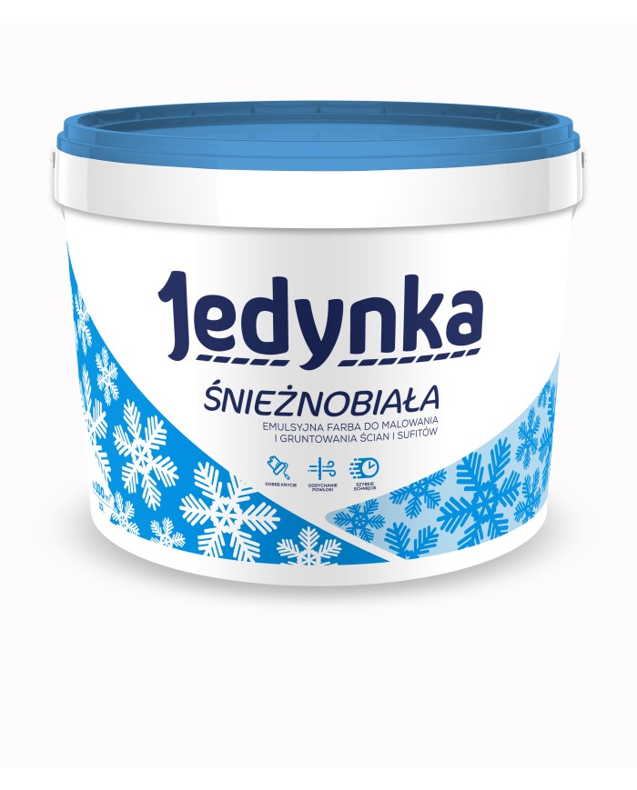 JEDYNKA farba emulsyjna biała 10L - 44 opakowania w magazynie JEDYNKA farba emulsyjna biała 10L - 44 opakowania w magazynie