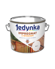 Jedynka Impregnat do Drewna z Woskiem Biały 2,5L - Najlepsza Ochrona Jedynka Impregnat do Drewna z Woskiem Biały 2,5L - Najlepsza Ochrona