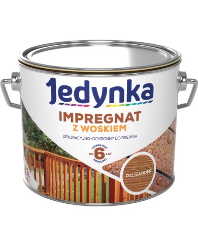 Jedynka Impregnat do Drewna z Woskiem Palisander 2,5L - Najlepsza Ochrona