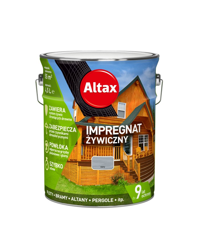 ALTAX Impregnat Żywiczny 4,5L - Szary | Ochrona i Estetyka ALTAX Impregnat Żywiczny 4,5L - Szary | Ochrona i Estetyka