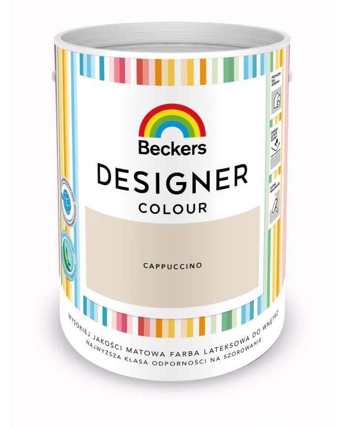 Designer Colour Capuccino 5L - Farba do Wnętrz w Doskonałej Jakości Designer Colour Capuccino 5L - Farba do Wnętrz w Doskonałej Jakości
