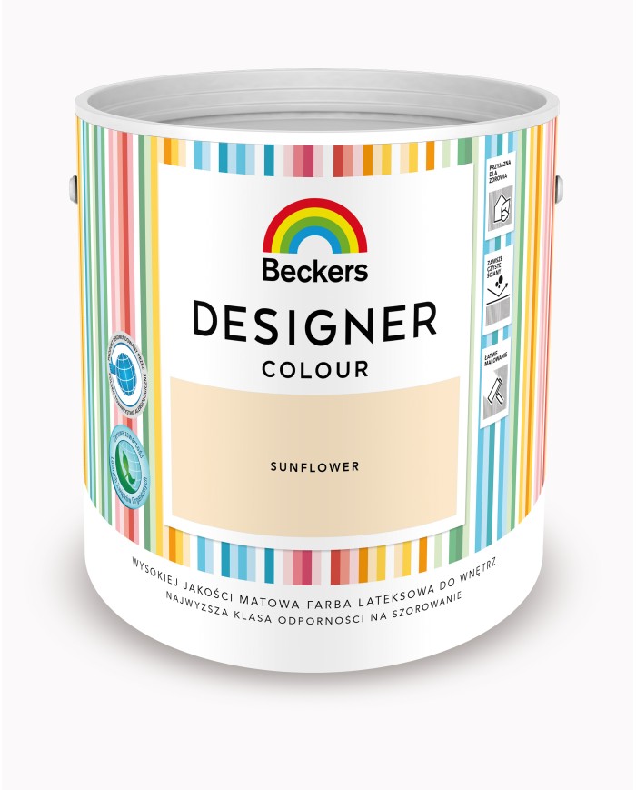 Designer Colour Sunflower 2,5L - Farba do wnętrz i elewacji Designer Colour Sunflower 2,5L - Farba do wnętrz i elewacji