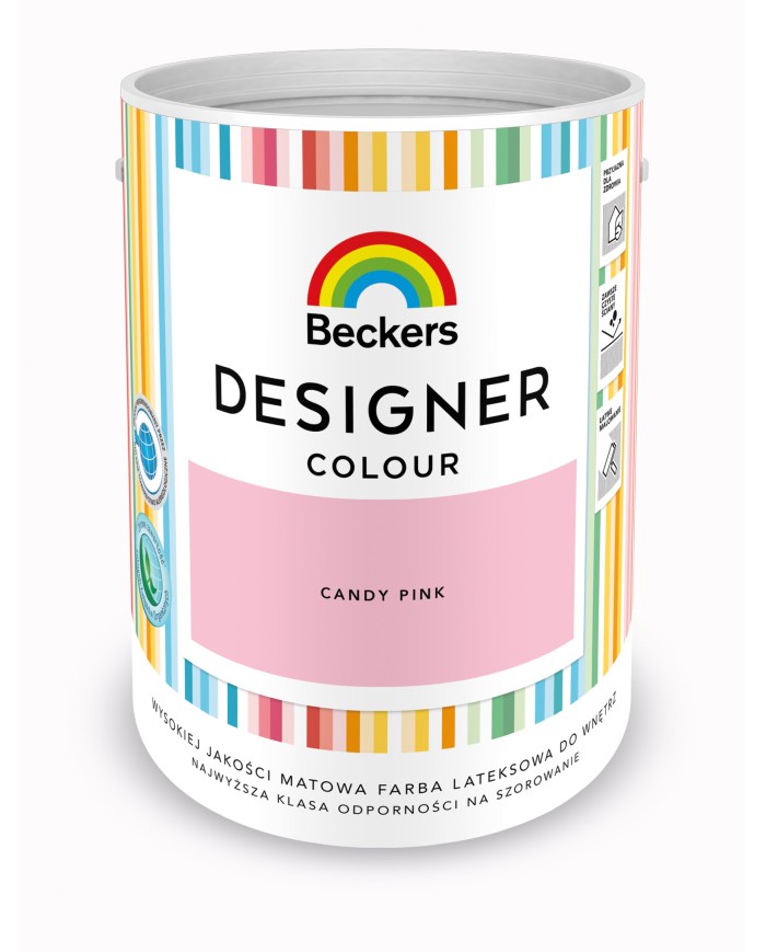 Designer Colour Cand. Pink 5L - Idealny wybór dla Twojego wnętrza Designer Colour Cand. Pink 5L - Idealny wybór dla Twojego wnętrza