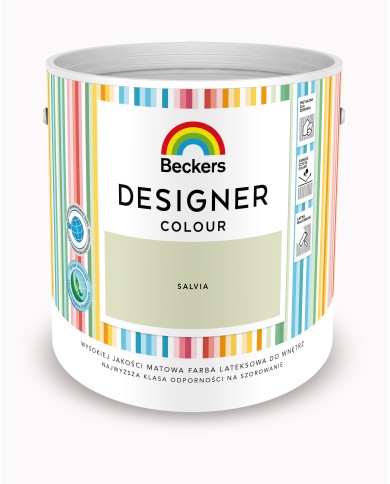 Designer Colour Salvia 2,5L - Farba do wnętrz w atrakcyjnej cenie Designer Colour Salvia 2,5L - Farba do wnętrz w atrakcyjnej cenie