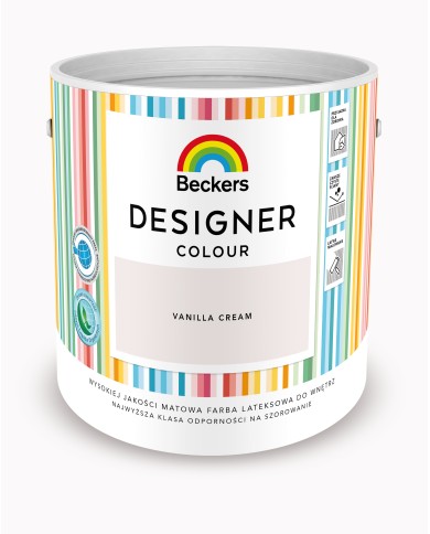 Designer Colour Vanil. Crem 2,5L - Farba do wnętrz Designer Colour Vanil. Crem 2,5L - Farba do wnętrz