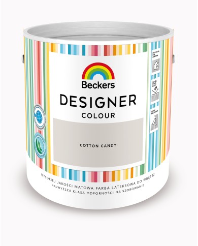 Designer Colour Cott. Candy 2,5L - Farba do wnętrz w pastelach Designer Colour Cott. Candy 2,5L - Farba do wnętrz w pastelach