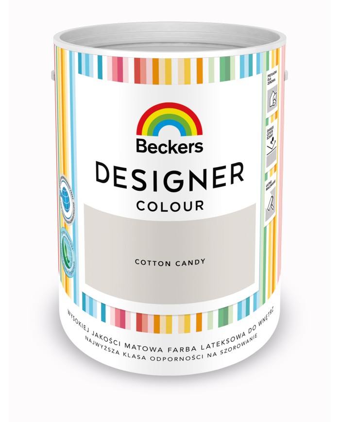 Designer Colour Cott. Candy 5L - Kolorowe farby do wnętrz