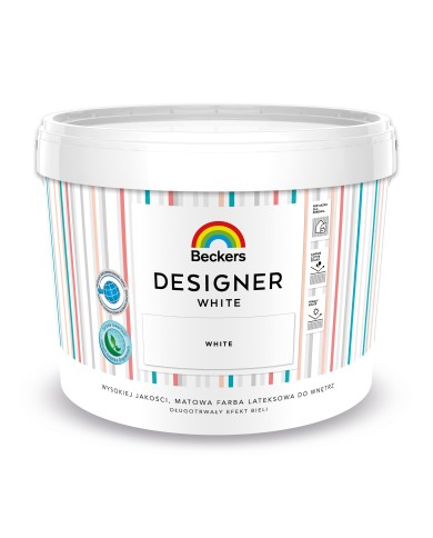 Designer White 10L - Wysokiej Jakości Farba do Wnętrz Designer White 10L - Wysokiej Jakości Farba do Wnętrz