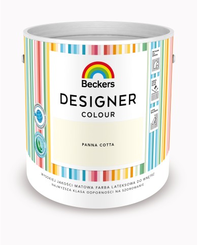 Designer Colour Panna Cotta 2,5L - Farba do wnętrz Designer Colour Panna Cotta 2,5L - Farba do wnętrz