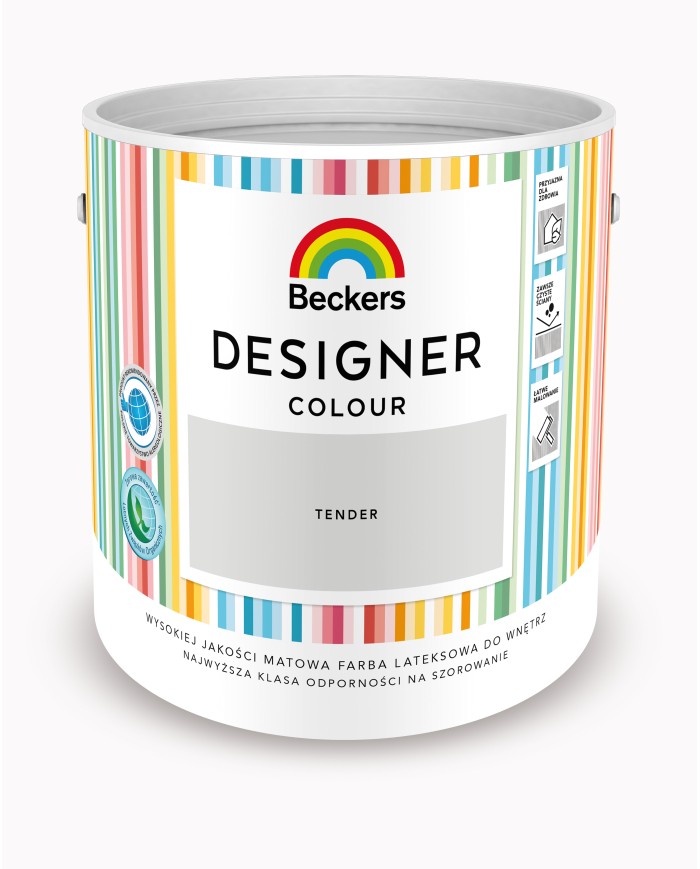 Designer Colour Tender 2,5l - Farba do wnętrz w najlepszej cenie Designer Colour Tender 2,5l - Farba do wnętrz w najlepszej cenie