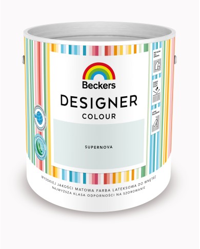 Designer Colour Supernova 2,5L - Farba do wnętrz w najlepszej cenie Designer Colour Supernova 2,5L - Farba do wnętrz w najlepszej cenie
