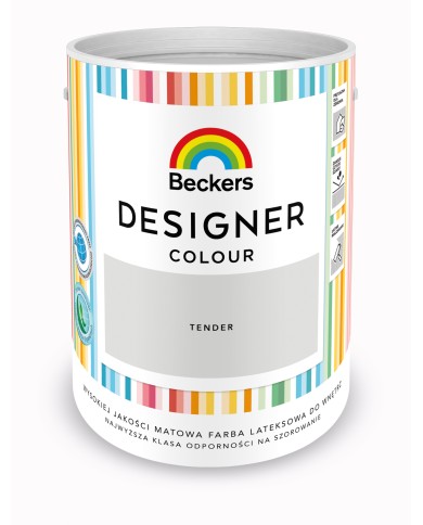 Designer Colour Tender 5L - Wysokiej Jakości Farba do Wnętrz Designer Colour Tender 5L - Wysokiej Jakości Farba do Wnętrz