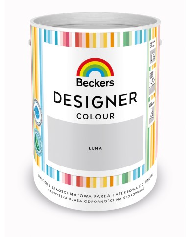Designer Colour Luna 5L - Farba do wnętrz w atrakcyjnych kolorach Designer Colour Luna 5L - Farba do wnętrz w atrakcyjnych kolorach