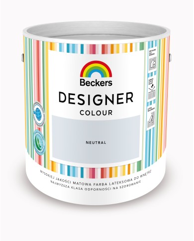 Designer Colour Neutral 2,5L - Farba do wnętrz w najlepszej cenie Designer Colour Neutral 2,5L - Farba do wnętrz w najlepszej cenie