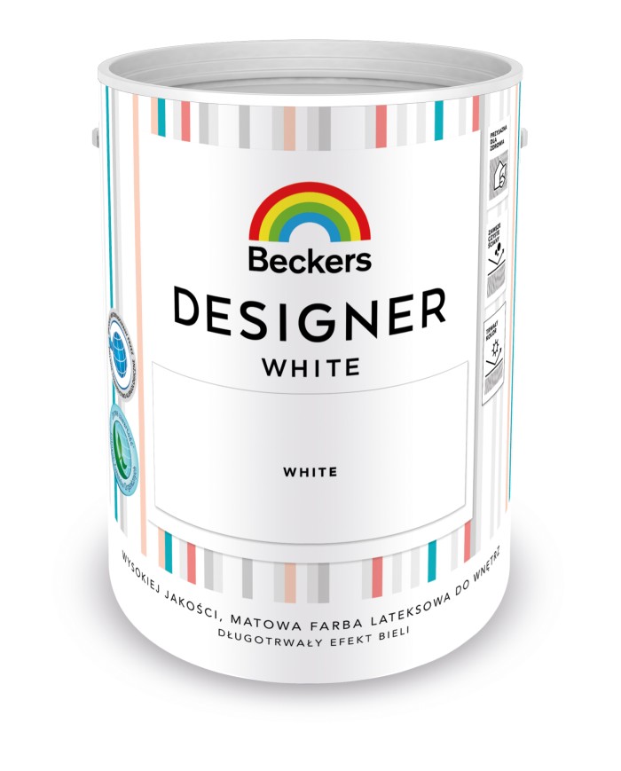 Designer White 5L - Elegancka farba do wnętrz | Najlepsza jakość