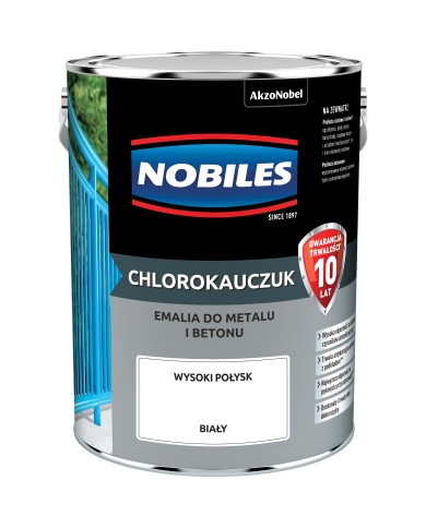 AKZO Chlorokauczuk Biały 5L - Wysokiej Jakości Farba AKZO Chlorokauczuk Biały 5L - Wysokiej Jakości Farba