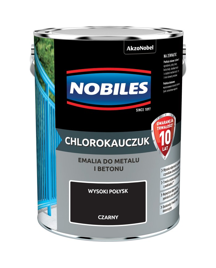 AKZO Chlorokauczuk Czarny 5L - Wysokiej Jakości Farba AKZO Chlorokauczuk Czarny 5L - Wysokiej Jakości Farba
