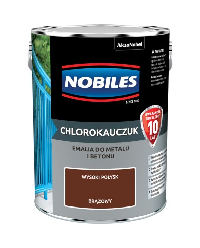 AKZO Chlorokauczuk Brązowy 5L - Wysokiej Jakości Farba AKZO Chlorokauczuk Brązowy 5L - Wysokiej Jakości Farba