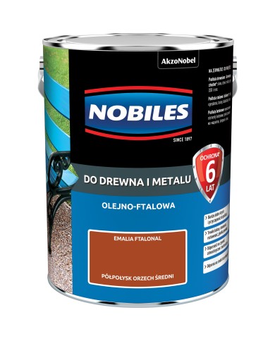 AKZO FTALONAL Orzech Średni 5L - Wysokiej Jakości Farba AKZO FTALONAL Orzech Średni 5L - Wysokiej Jakości Farba