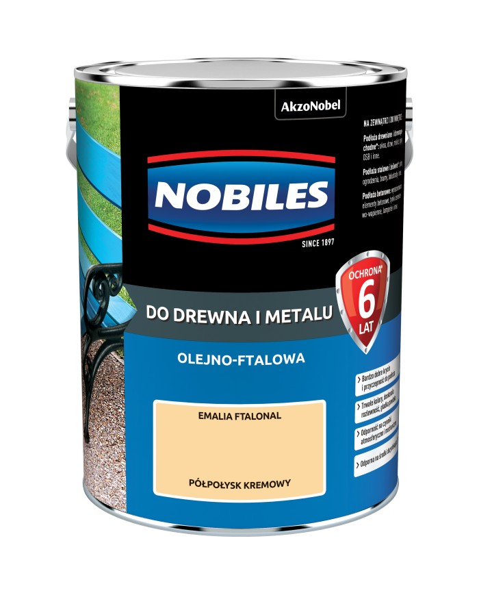 AKZO FTALONAL Kremowy 5L - Wysokiej Jakości Farba do Malowania AKZO FTALONAL Kremowy 5L - Wysokiej Jakości Farba do Malowania