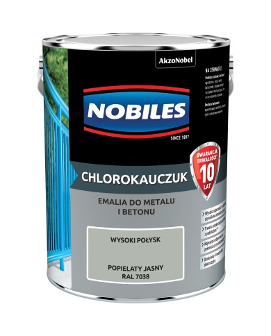 AKZO CHLOROKAUCZUK Popielaty Jasny RAL 7038 5L - Farba do wnętrz AKZO CHLOROKAUCZUK Popielaty Jasny RAL 7038 5L - Farba do wnętrz