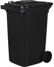 Pojemnik na odpady 240l grafitowy - wytrzymały i funkcjonalny Pojemnik na odpady 240l grafitowy - wytrzymały i funkcjonalny