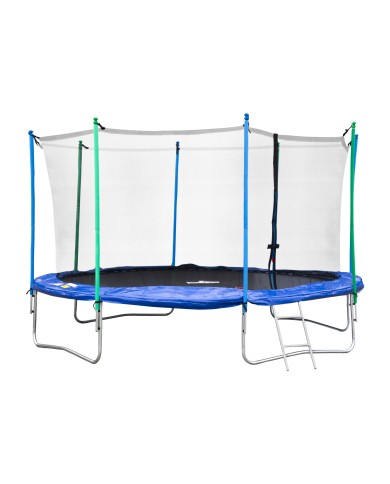 Trampolina 14FT (4,27m) z drabinką - Bezpieczna zabawa dla dzieci Trampolina 14FT (4,27m) z drabinką - Bezpieczna zabawa dla dzieci