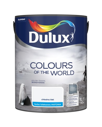 AKZO DULUX KŚ Chłodna Biel 5L - Farba do wnętrz w najlepszej cenie AKZO DULUX KŚ Chłodna Biel 5L - Farba do wnętrz w najlepszej cenie