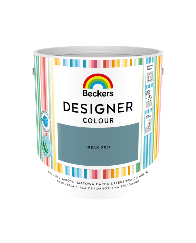 Designer Colour Break Free 2,5L - Farba do wnętrz Designer Colour Break Free 2,5L - Farba do wnętrz