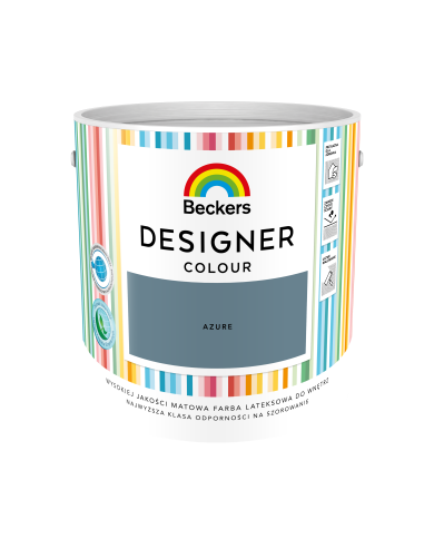 Designer Colour Azure 2,5L - Farba w Idealnym Odcieniu Designer Colour Azure 2,5L - Farba w Idealnym Odcieniu