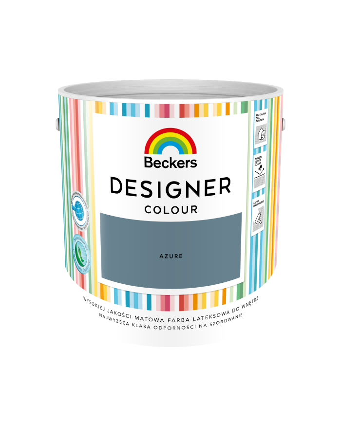 Designer Colour Azure 2,5L - Farba w Idealnym Odcieniu Designer Colour Azure 2,5L - Farba w Idealnym Odcieniu