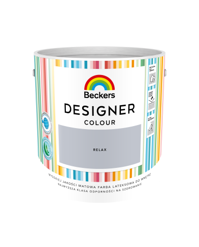 Designer Colour Relax 2,5L - Farba do wnętrz w najlepszej jakości Designer Colour Relax 2,5L - Farba do wnętrz w najlepszej jakości