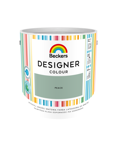 Designer Colour Peace 2,5L - Farba do wnętrz w najlepszej cenie Designer Colour Peace 2,5L - Farba do wnętrz w najlepszej cenie