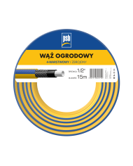"Wąż ogrodowy 4-warstwowy 1/2" 15 m - Wytrzymałość i elastyczność" "Wąż ogrodowy 4-warstwowy 1/2" 15 m - Wytrzymałość i elastyczność"