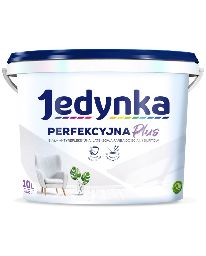 Jedynka Perfekcyjna Plus 10L - Najlepsza farba do wnętrz Jedynka Perfekcyjna Plus 10L - Najlepsza farba do wnętrz
