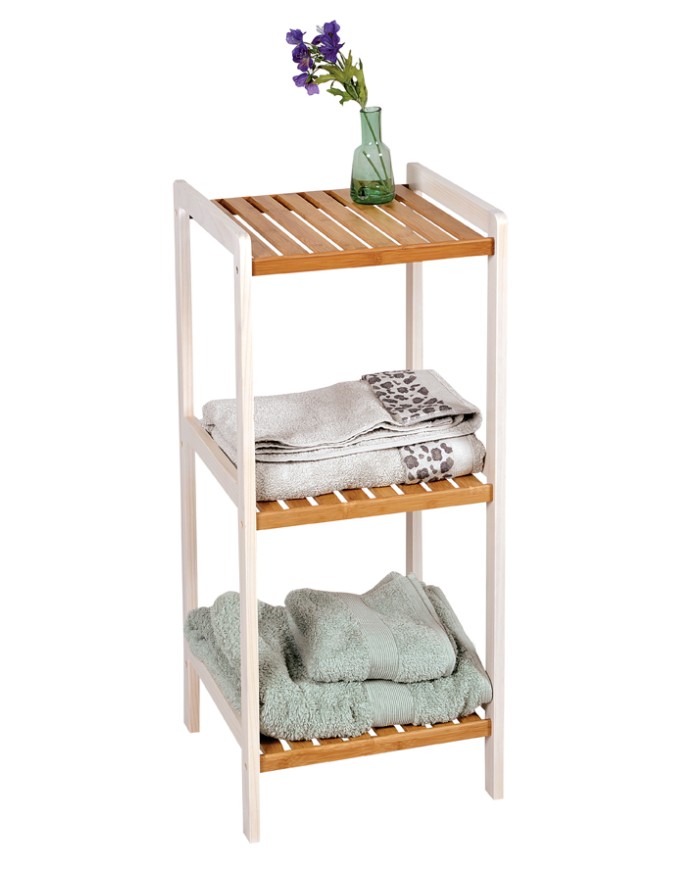 Regał bambusowy FIJI-1 34x33x78cm - TS INTERIOR | Styl i funkcjonalność